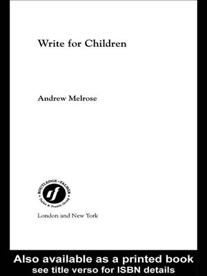 cover image of Write for Children